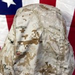 画像4: 米軍海兵隊実物 USMC  LWH ライトウェイトヘルメット　 ウッドランドマーパット・デザート　リバーシブルヘルメットカバー (4)