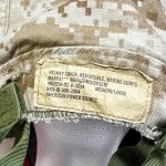 画像5: 米軍海兵隊実物 USMC  LWH ライトウェイトヘルメット　 ウッドランドマーパット・デザート　リバーシブルヘルメットカバー (5)