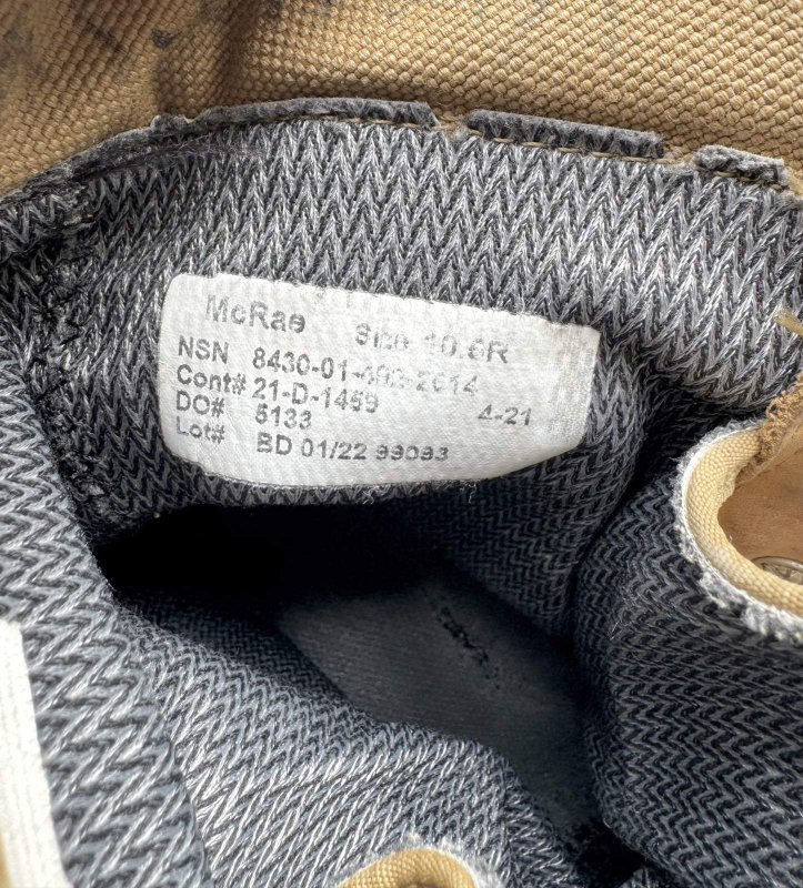 画像11: 米軍実物 McRae FootWear  USMC　ゴアテックス マーパットブーツ 10.5R (11)