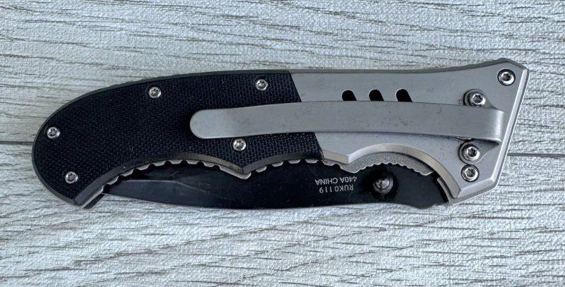 画像6: 米軍放出品　RUKO folding Knife 119 440A (6)