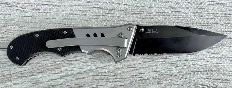 画像3: 米軍放出品　RUKO folding Knife 119 440A (3)