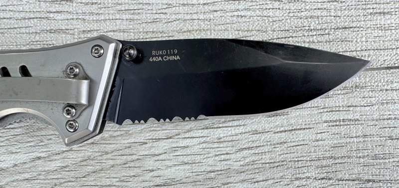 画像4: 米軍放出品　RUKO folding Knife 119 440A (4)