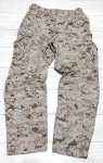 画像1: 米軍実物 USMC デザートマーパットパンツ　MEDIUM-SHORT (1)