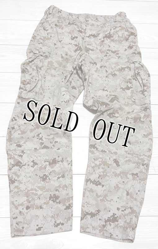 画像1: 米軍実物 USMC デザートマーパットパンツ　MEDIUM-SHORT (1)