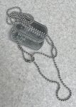 画像1: 米軍実物 US MARINE ドッグタグ (1)