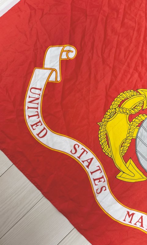 画像3: 米軍放出品　USMCオフィシャル　イーグル＆グローブ アンカー　フラッグ  (3)