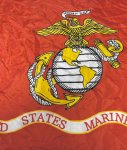 画像2: 米軍放出品　USMCオフィシャル　イーグル＆グローブ アンカー　フラッグ  (2)