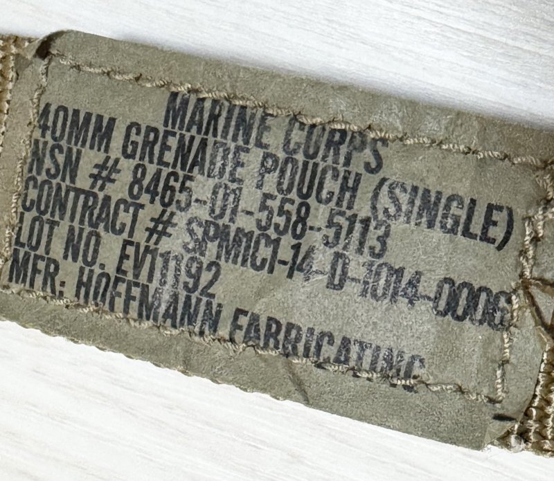画像6: 米海兵隊実物 40mm グレネードポーチ コヨーテ (6)