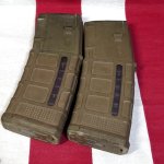 画像1: 米軍実物 MAGPUL PMAG 30 GEN M3 AR-15/M4/M16 30連マガジン   WINDOW 両窓 30rd マグ 5.56mm コヨーテタン　2個セット  (1)