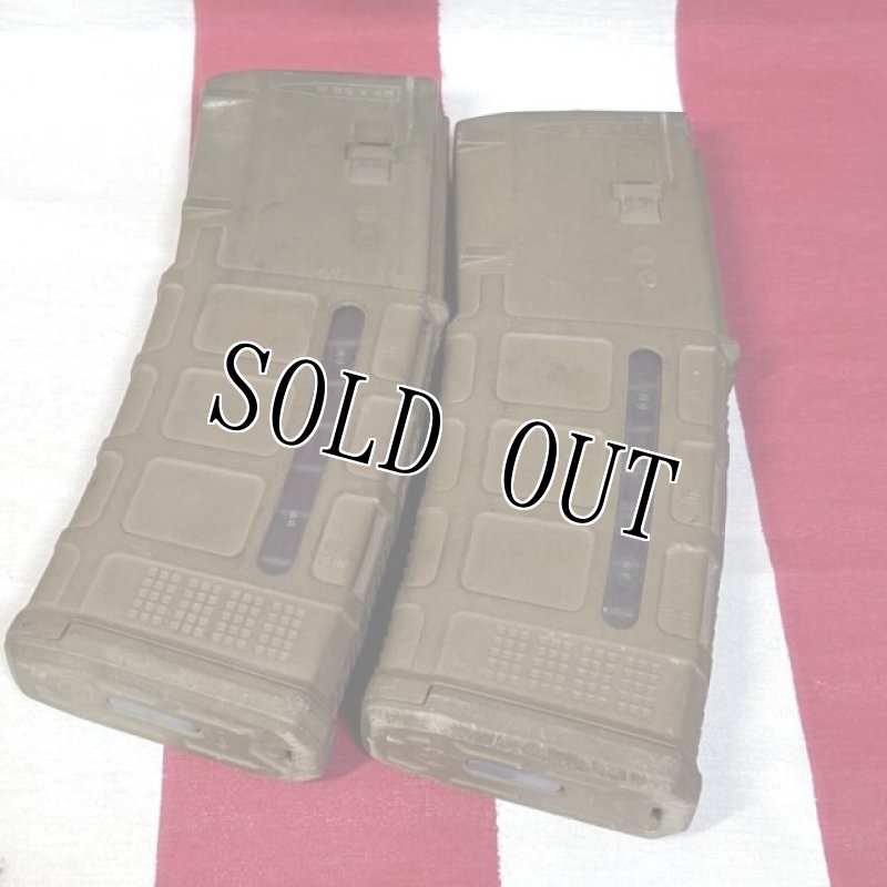 画像1: 米軍実物 MAGPUL PMAG 30 GEN M3 AR-15/M4/M16 30連マガジン   WINDOW 両窓 30rd マグ 5.56mm コヨーテタン　2個セット  (1)
