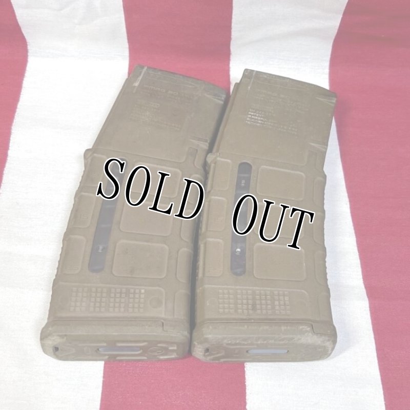 画像2: 米軍実物 MAGPUL PMAG 30 GEN M3 AR-15/M4/M16 30連マガジン   WINDOW 両窓 30rd マグ 5.56mm コヨーテタン　2個セット  (2)