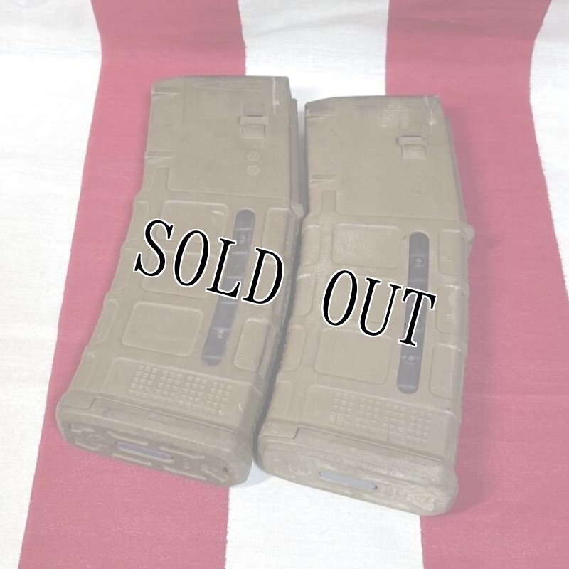 画像1: 米軍実物 MAGPUL PMAG 30 GEN M3 AR-15/M4/M16 30連マガジン   WINDOW 両窓 30rd マグ 5.56mm コヨーテタン　2個セット  (1)