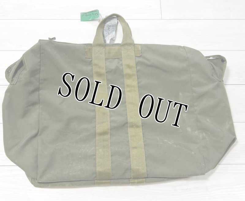 画像3: 米軍放出品 ナイロン パラシュート キットバッグ  (3)