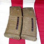 画像1: 米軍実物 MAGPUL PMAG 30 GEN M3 AR-15/M4/M16 30連マガジン   WINDOW 両窓 30rd マグ 5.56mm コヨーテタン　2個セット  (1)