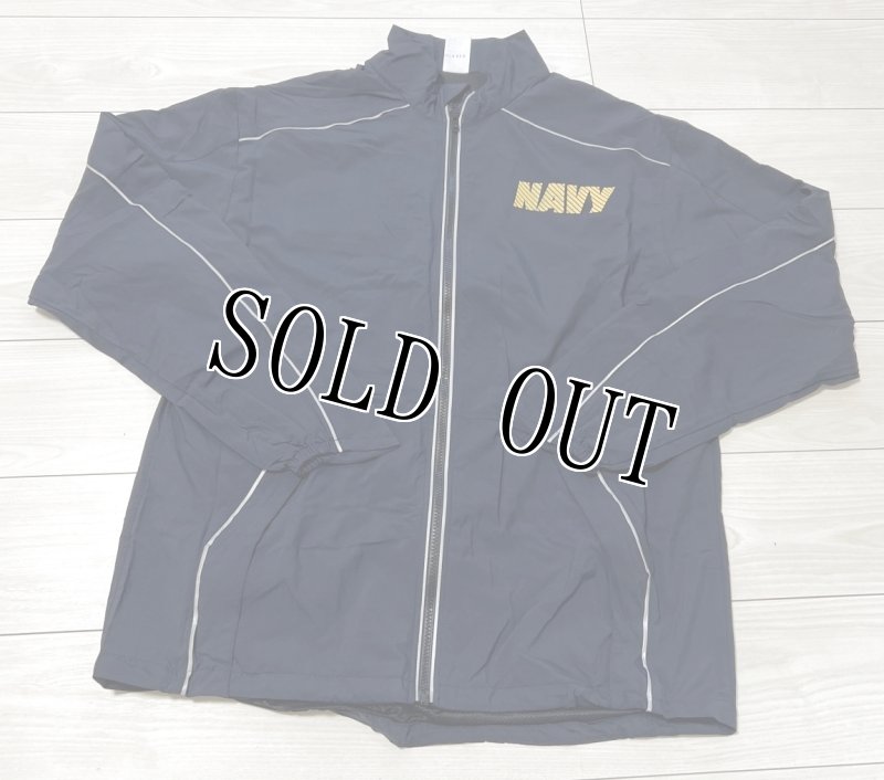 画像1: 米軍実物 US NAVY トレーニングジャケット  MEDIUM-LONG (1)