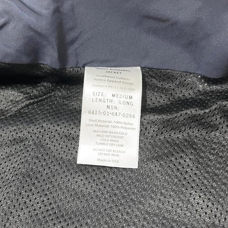 画像5: 米軍実物　US NAVY　トレーニングジャケット 　MEDIUM-LONG (5)