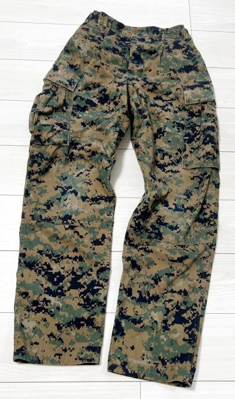 画像1: 海兵隊実物 USMC　ウッドマーパットパンツ　SMALL-REGULAR (1)
