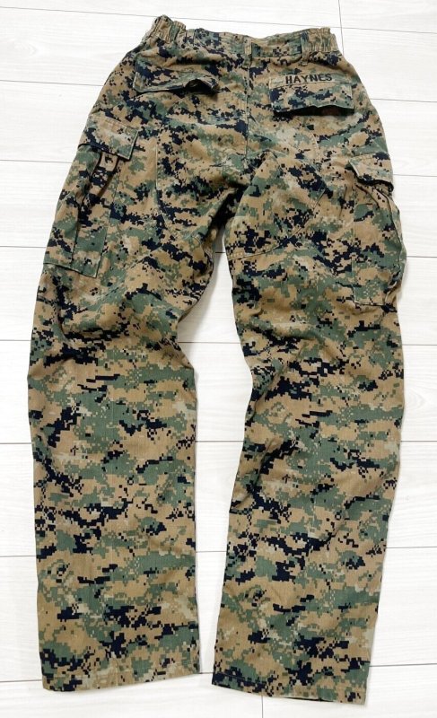 画像2: 海兵隊実物 USMC ウッドマーパットパンツ SMALL-REGULAR (2)