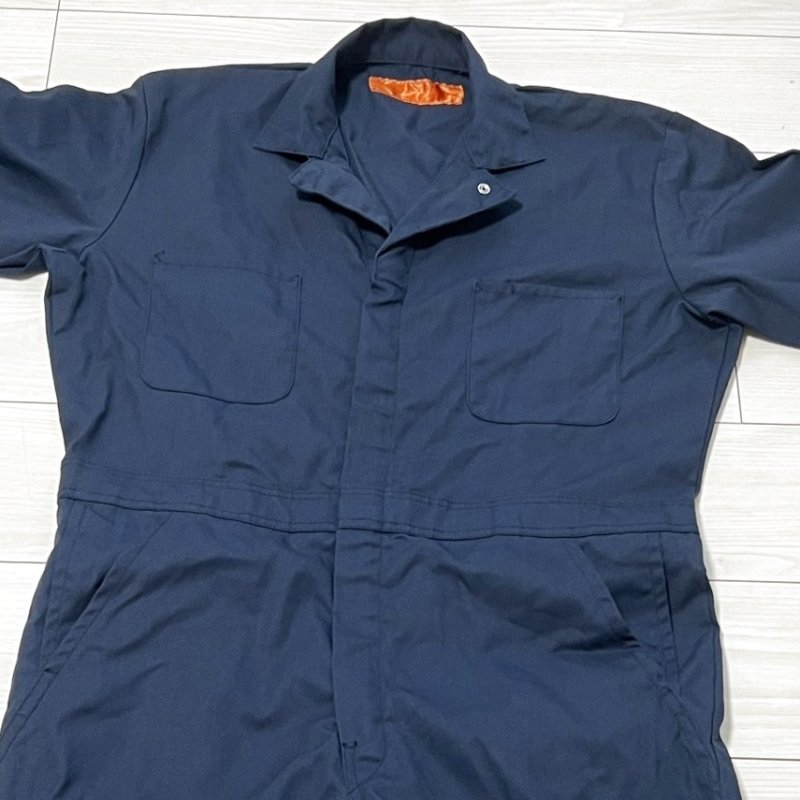 画像2: 米軍放出品 RED KAP カバーオール 紺 42R (2)