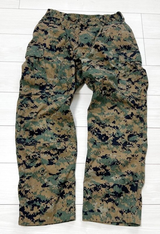画像1: 海兵隊実物 USMC　ウッドマーパットパンツ　MEDIUM-X SHORT (1)