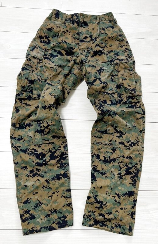 画像1: 海兵隊実物 USMC　ウッドマーパットパンツ　SMALL-REGULAR (1)