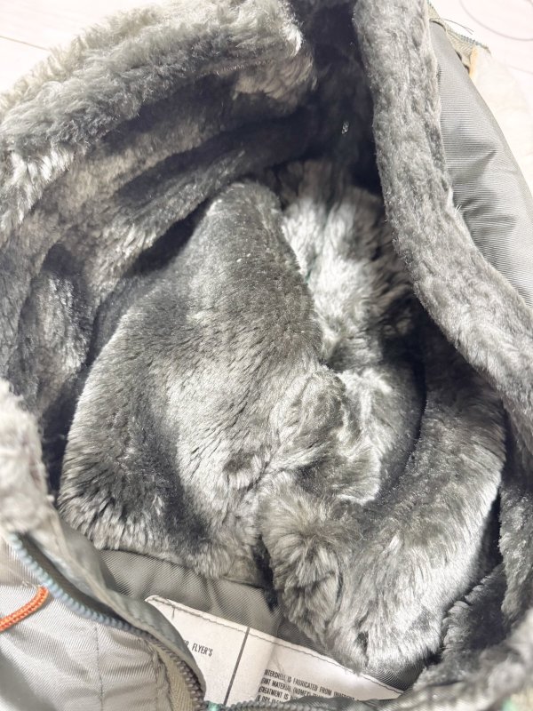 画像4: 米軍実物 ALPHA HOOD WINTER FLYERS ビンテージ フード (4)