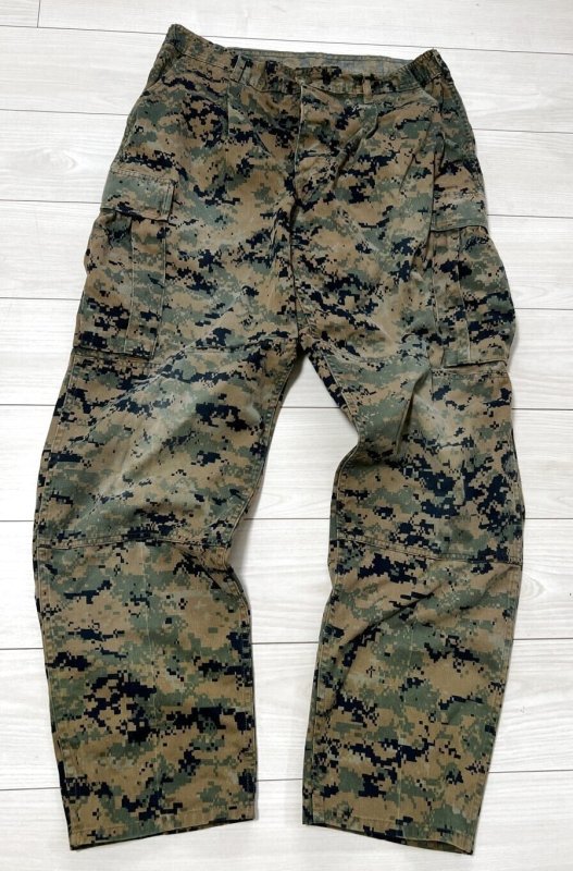 画像1: 海兵隊実物 USMC　ウッドマーパットパンツ　LARGE-REGULAR (1)