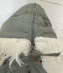 画像7: 米軍実物 ALPHA HOOD WINTER FLYERS ビンテージ フード (7)