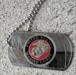 画像2: 米軍放出品 海兵隊 公認 DOG TAG  (2)