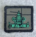 画像1: 米軍放出品 US MARINE CH-53E ODグリーン ネイムタグ ウィングパッチ (1)
