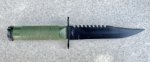 画像1: 米軍放出品 Field Stream サバイバル ナイフ 440 ステンレス鋼 (1)