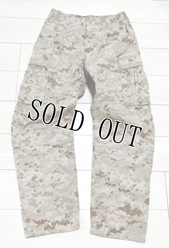 画像1: 米軍実物 USMC デザートマーパットパンツ　MEDIUM-REGULAR (1)