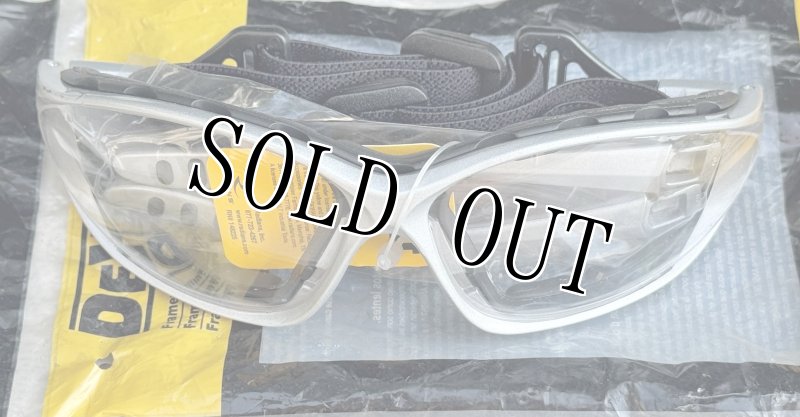 画像2: 米軍放出品 DEWALT デウォルト セーフティグラス ゴーグル (2)