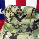 画像2: 米軍実物　AOR2　US NAVY CAP　7 1/8 (2)