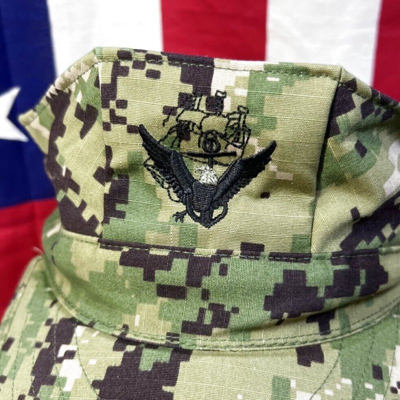 画像2: 米軍実物　AOR2　US NAVY CAP　7 1/8 (2)