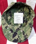 画像5: 米軍実物　AOR2　US NAVY CAP　7 1/8 (5)