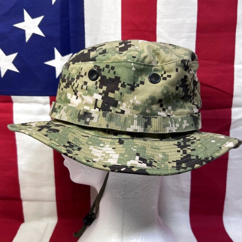画像2: 米軍実物　AOR2　US NAVY　ブーニーハット　MEDIUM (2)
