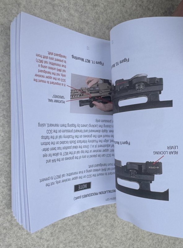 画像21: 米軍実物 Trijicon USMC SCO VCOG 1-8x28mm Red MRAD Tree Reticle Riflescope w/LaRue LT799 Mount, Tenebraex Flip Caps & Soft Case VC18-C-2400012 (21)