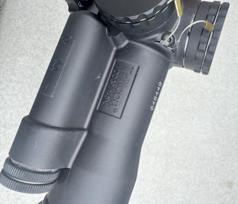 画像17: 米軍実物 Trijicon USMC SCO VCOG 1-8x28mm Red MRAD Tree Reticle Riflescope w/LaRue LT799 Mount, Tenebraex Flip Caps & Soft Case VC18-C-2400012 (17)