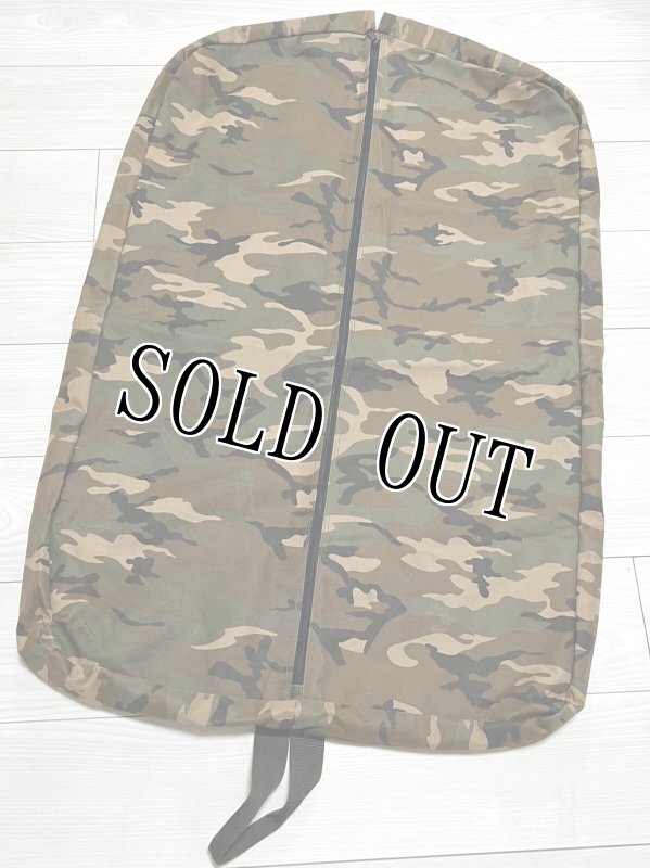 画像1: 米軍放出品　ウッドランドカモフラージュ柄　迷彩衣装ケース (1)