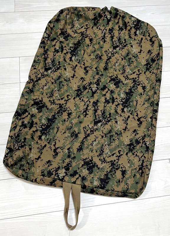 画像2: 米軍放出品　ウッドランドマーパット柄　迷彩衣装ケース (2)