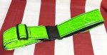 画像2: 米軍放出品　リフレクションべルト　反射ベルト　グリーン (2)