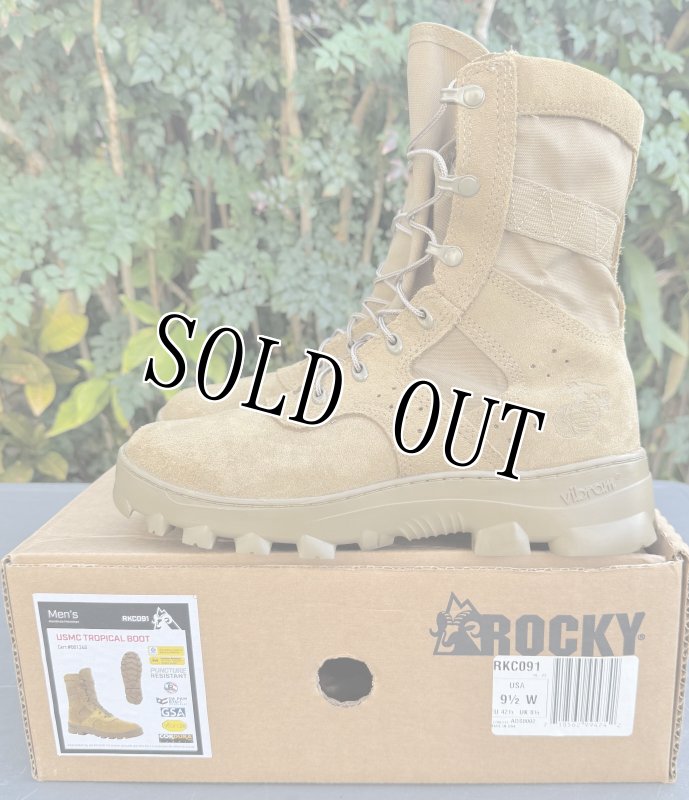 画像13: 新型 !!米海兵隊実物 Rocky USMC Tropical Boot  9.5 W (13)
