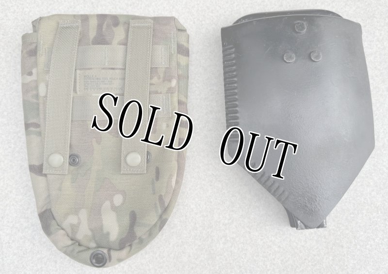 画像2: 米軍実物 E-TOOL フォールディングスコップ  E-TOOL 三つ折 スコップ(ケース付き)  (2)