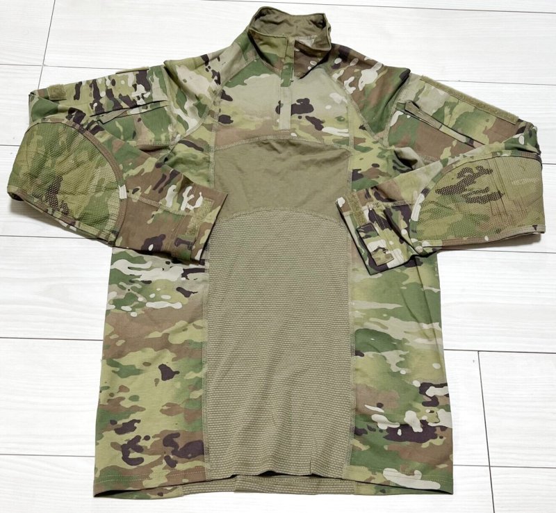 画像1: 米軍実物 新型 OCP スコーピオン MAIF ARMY コンバットシャツ　 SMALL (1)
