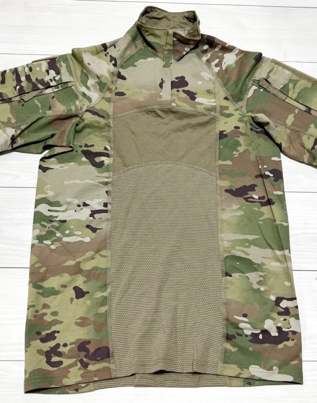 画像2: 米軍実物 新型 OCP スコーピオン MAIF ARMY コンバットシャツ　 SMALL (2)