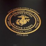 画像9: 米軍実物 海兵隊 2016 モニュメント 241st birthday  スキットル/オープナー (9)