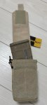 画像1: 米軍放出品 PATRIOT PERFORMANCE Materials M4/M16 デザート3C ダブルマガジン ポーチ  (1)