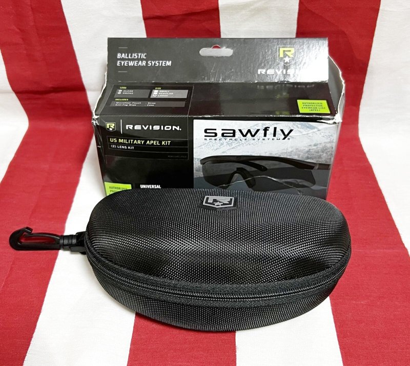 画像1: 米陸軍実物 REVISION APEL Sawfly U.S.Military APEL KIT サングラス LARGE (1)