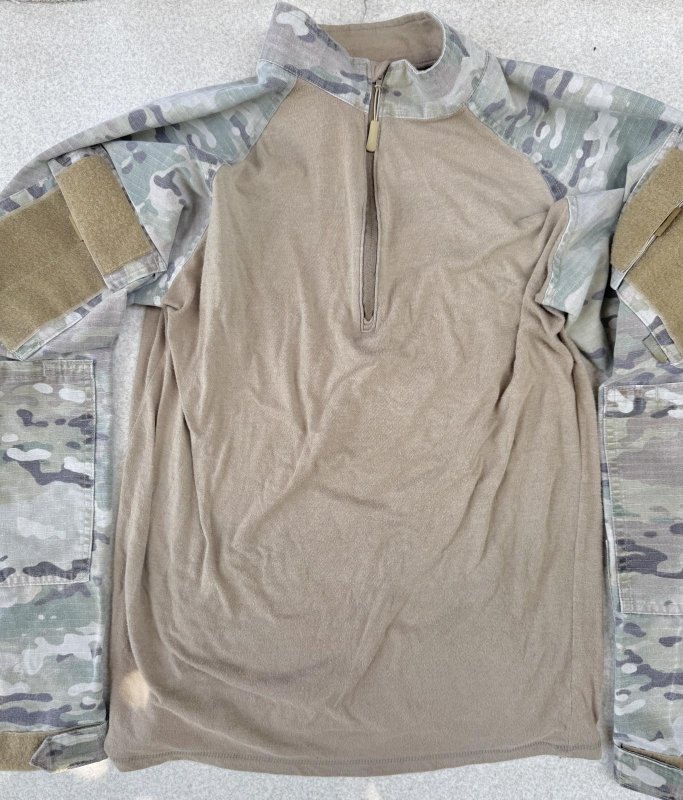 画像2: 米軍放出品 TRU-SPEC  マルチカム コンバットシャツ　M-R (2)